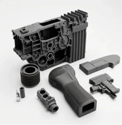 Detailed assembly of functional printed components